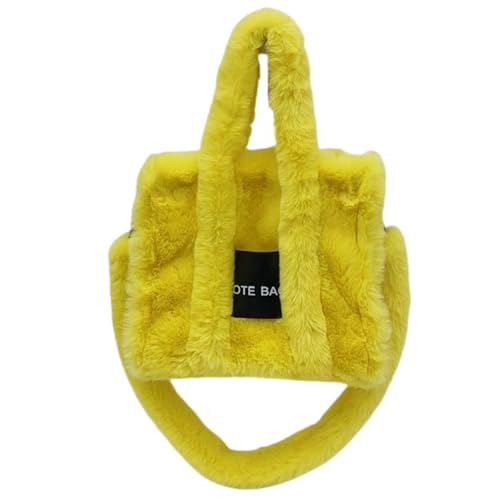 Sac à bandoulière en peluche grande capacité pour un hiver doux