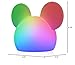 Disney Mickey Mouse Squishy Light, Color Changing, Night Light for Kids, USB Lamp, Battery Operated, Dimmable, Ideal for Bedroom, Playroom, Living Room, and More, 66944