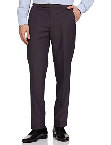 Image of Park Avenue Wool Blend Men's Full Sleeve Slim FIT Medium Brown Formal Suit (PMDL03258-O5 36)