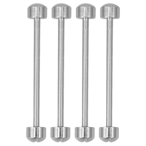 CIMAXIC Lot de 4 tiges de vis de Montre : 20 mm, goupilles de Fixation pour vis de Montre, pièce de Connexion pour Bracelet en Acier, pièces de réparation pour horlogers