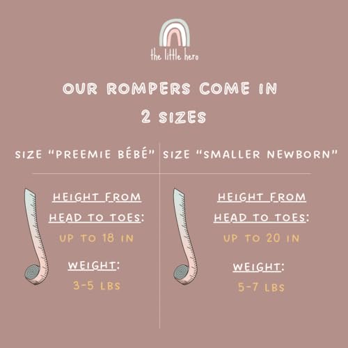 Preemie Clothes Girl Newborn Baby Boy Clothes | Baby Girl Newborn Essentials | Ultra-Soft Bamboo Pajamas NICU Baby Onesies3
