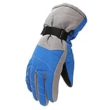 Children Waterproof Skiing Gloves Winter Warm Mittens Windproof Finger Gloves Bike Hiking Thickened...