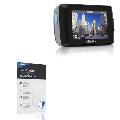 BoxWave Screen Protector Compatible With Magellan MiVue 638 - ClearTouch Crystal ToughShield 9H (2-Pack), Clear 9H Tough Flexible Film Screen Protector