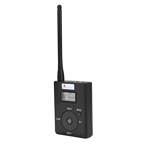 Richer R Transmisor FM Portátil,transmisor de Audio 3.5mm inalámbrico,Transmitter de Mano,Reproductor de MP3 Apoyo Tarjeta TF para Teléfono Inteligente/Computadora/Audio Inalámbrico Doméstico