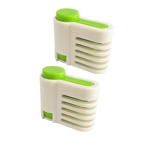 Alipis 5paires Coupe-gâteau à Niveaux et Coupe-toast Réglable et Fixateur pour Découpe Stratification des Gâteaux du Pain