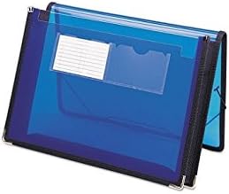 2 Exp Ultracolor Wallet, Poly, Letter, Translucent Blue