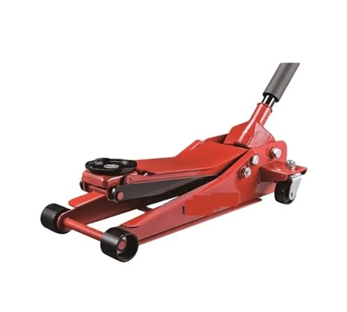 Cric idraulico da pavimento da 3 tonnellate – Sollevatore per veicoli pesanti per riparazione auto, telaio in acciaio resistente e design compatto per casa, garage e uso professionale