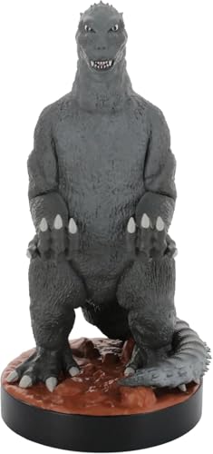 Image of Exquisite Gaming Cable Guys Godzilla Controller Holder - 8.5in Licensed Collectible Figure & Phone Stand
