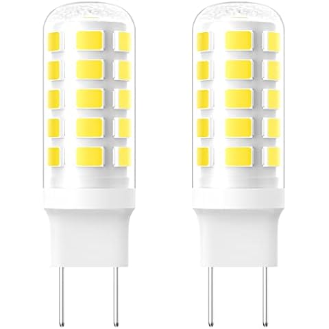G8 LED Bulb Dimmable, 120V 50W Microwave Light Bulbs Replacement for GE Over The Range Microwave Hood, Kitchen Over Stove Light/Surface Light Bulb, Replaces WB08X10057, Natural White 4000K, 2 Pack Cover