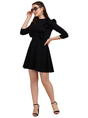 Image of OOMPH! Women's Spandex A-Line Knee-Length Casual Dress
