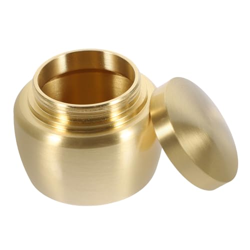 Veemoon Kupfer Mini Urne Gold für Asche