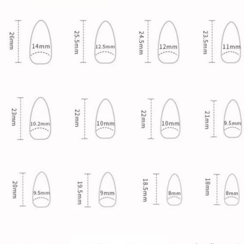Image of Black Press on Nails Medium Almond Fake Nails with Gold Foil Design Glitter Stick on Nail Glossy Acrylic Full Cover Gold Line Glue on Nails Nude Stiletto False Nail for Women Girls Manicure 24pcs