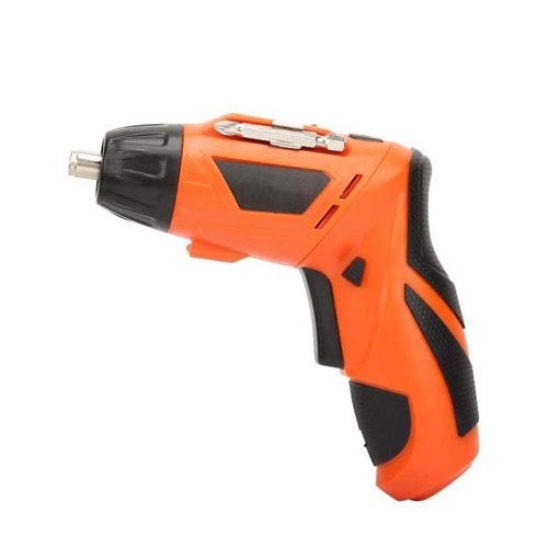 Akku-Bohrschrauber Lithium-Ionen, Akku-Schrauber Set Zuhause Handbohrer 45 TLG Komplett-Set (Color : Orange)