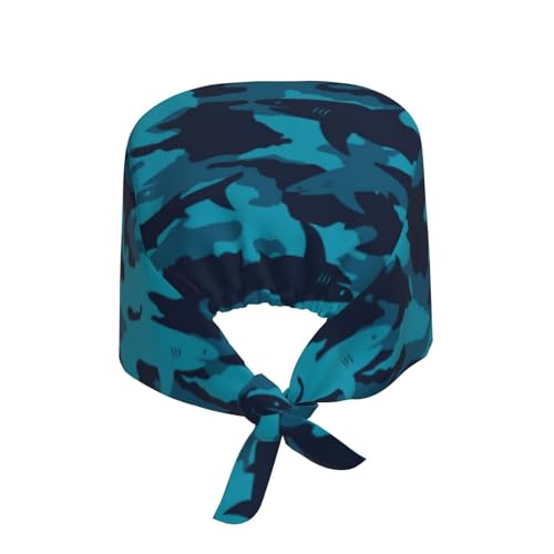 Image of Unisex Adjustable Surgical Sweatband - Elastic Bandage Cap - Scrub Caps for Nurse Working Cap