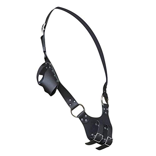 Adminitto88 Retro Mittelalterliche Spielende Lederne Gewehr-Klinge Lederschwert-Frosch-Mode, Die Sport Einzäunt Cover