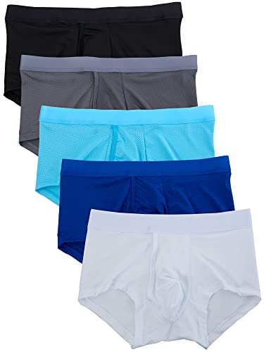 WINDAY Men's Briefs Openwork Mesh Trunks Style Underpants and Low Rise Underwear