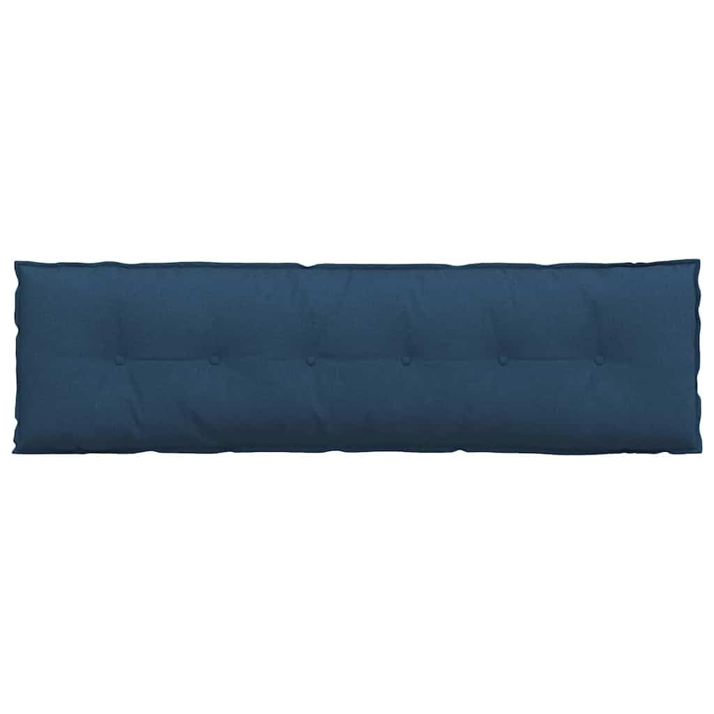 Cojín de espalda Azul 180 x 19 x 50 cm Textil con Relleno Poliéster