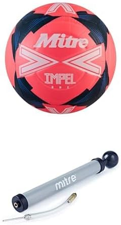Mitre Unisex Soccer Ball Training Impel Unisex Soccer Ball Pump