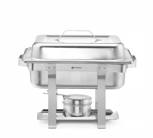 Chafing dish HENDI 475201 Gastronome 1/2, l'élégance de l'acier inox au buffet