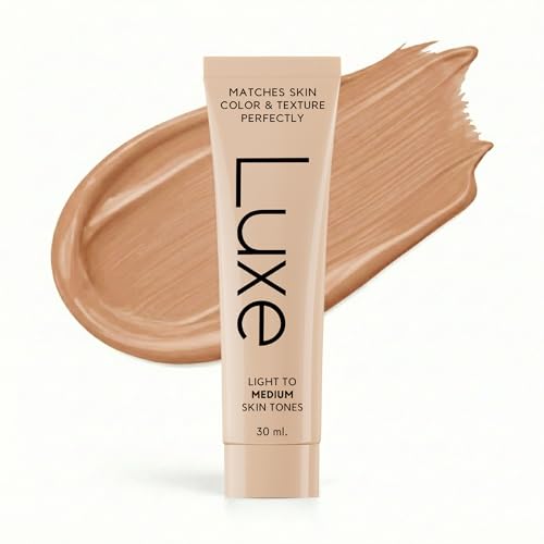 Luxe Color Changing Foundation for Women – Instantly Adapts to Your Skin Tone – Buildable...