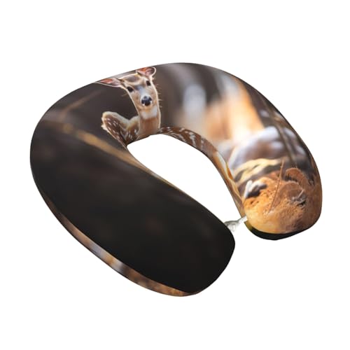 Almohada de viaje Poliester Talla única Negra miniatura 2