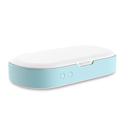 FLHLH Ultraviolet Sterilization Box, Mobile Phone Sterilizer Dual-Lamp Full Sterilization Disinfection and Aromatherapy Two Modes Household Small Sterilizer