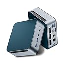 rumlawn Mini PC Ryzen 5 7430U(Max 4,3 GHz), Mini Computer 16GB RAM 512 GB M.2 NVMe SSD, Mini Computer Desktop Win11 Pro Triplo Display 4K 60 Hz/HDMI/Tipo-C/Porte USB/RJ45/WiFi 6/BT5.0