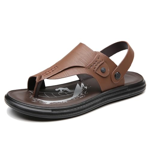 Summer Men's Sandals for Big Toes Bent Toes and Pain Relief,Travel Stylish Orthopedic Corrector Slippers,Beach Comfy Flip Flop with Arch Support