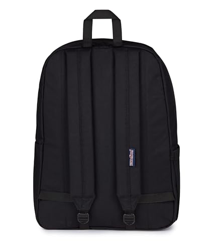 Image of JanSport Superbreak Plus FX Backpack - Work, Travel, or Laptop Bag with Water Bottle Pocket - Black