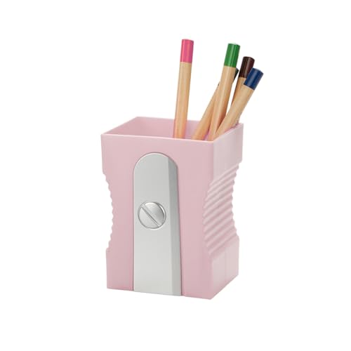 Balvi Pot à Crayons Sharpener Couleur Rose Clair Pot Original et Amusant pour Crayons en Forme de Tai