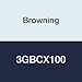 Browning 3GBCX100 Banded V-Belt, CX Section, Rubber Compound, 100" Length, 3" Width, 3 Bands