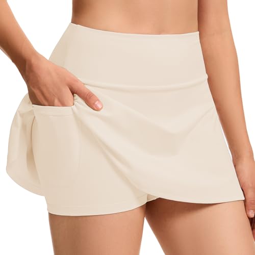 3 Pack Tennis Skirts for Women with Pockets-High Waisted Athletic Golf Skort with Built-in Shorts Workout Casual Wear2