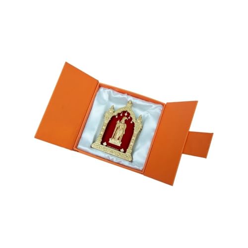 Image of EKA Temple Series Shree Madurai Meenakshi Table Top Premium Gold Foil Artwork with Metal Stand | Divine Goddess-Inspired Spiritual Decor for Home, Office & Pooja Space | Auspicious Gift
