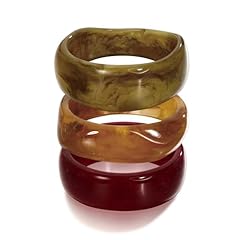 wide resin bangle