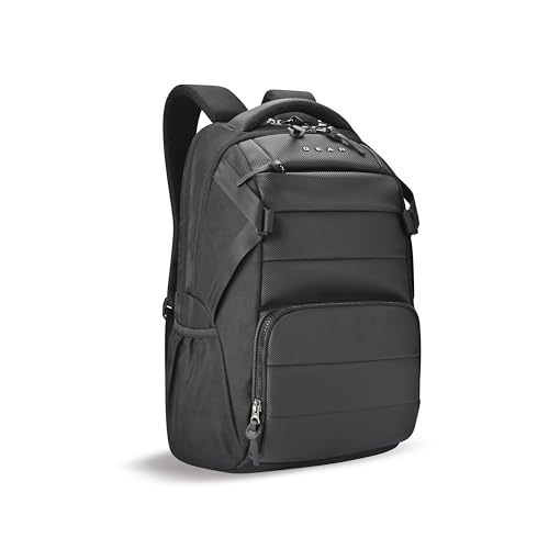 Gear Aspire 3 Faux Leather 17 25L Medium Water Resistant laptop Backpack Casual Backpack Daypack Travel Backpack College Bag For Men Women Black Blac 