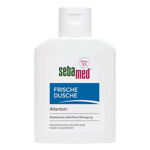 Sebamed Frische Dusche 50 ml, in praktischer Reisegröße für unterwegs, Duschgel für empfindliche und strapazierte Haut, langanhaltendes Frischegefühl, versorgt die Haut mit Feuchtigkeit Sebamed Frische Dusche 50 ml, in praktischer Reisegröße für unterwegs, Duschgel für empfindliche und strapazierte Haut, langanhaltendes Frischegefühl, versorgt die Haut mit Feuchtigkeit