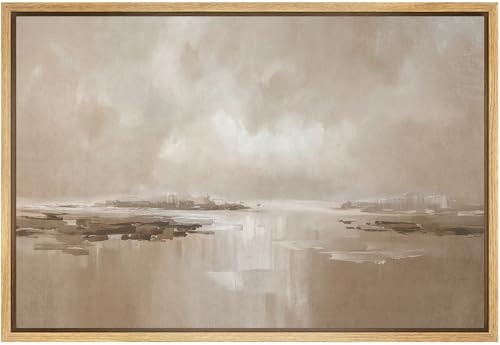 SIGNWIN Framed Canvas Print Wall Art Calm Coastal...
