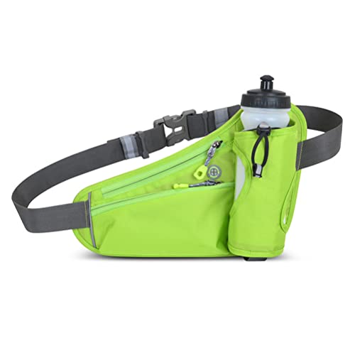 Hydration Running Belt with Bottle, Fanny Pack with Water Bottle Holder Unisex Sport Pouch Belt for Fitness Jogging Hiking Travel