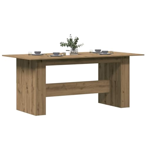 LAPOOH Mesa de Comedor Madera ingeniería Roble Artisan 180x90x76 cm, Mesa Cocina, Mesa Salon Comedor, Mueble Comedor, Mesa Auxiliares, Mesita Comedor, Mesa Multifuncional - 855845