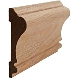 Newmouldings EWCH11 Colonial Red Oak Chair Rail