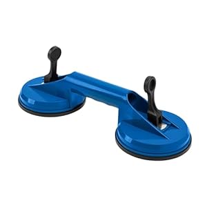 Högert Technik HT4B316 Doppel-Saugheber 80kg Blau