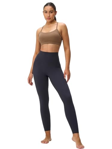 Image of Womens Y Back Padded Sports Bra Strappy U Neck Butter Soft Low Impact Workout Bras Yoga Pilates Walking