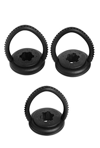 Superbilliards Billiard Pool Cue Hanger Holder, Black, Pack of 3