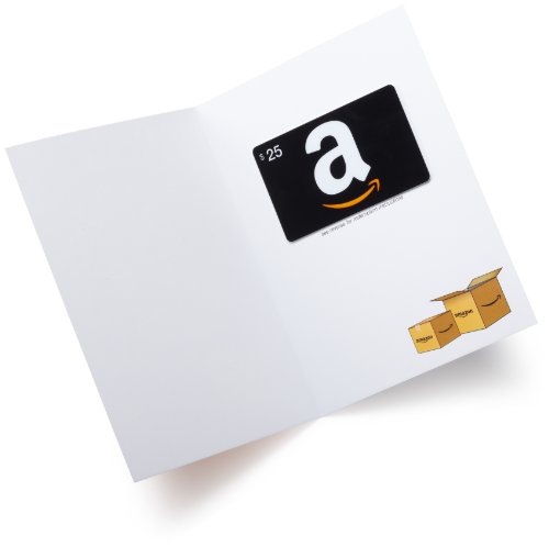 Amazon.com $25 Gift Card In A Greeting Card (Amazon Surprise Box Design) #TOP2
