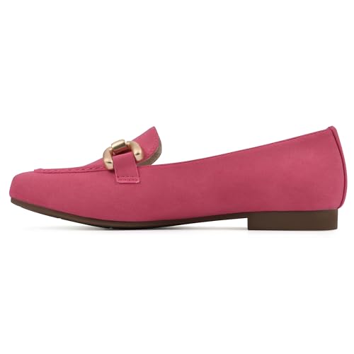 Image of CLIFFS BY WHITE MOUNTAIN Women's Bestow Moc-Toe Loafer Flat