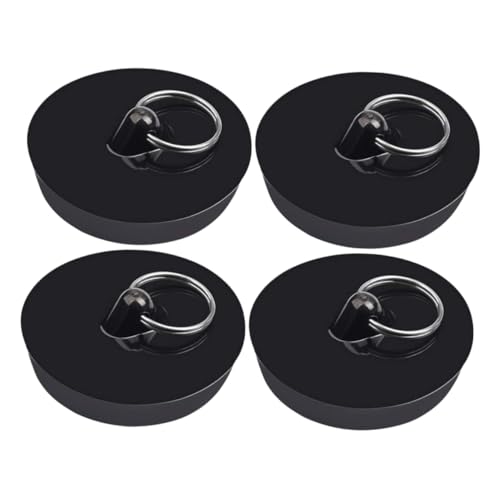 EPIGEIST 4個 水中シール機能付き排水口カバー製キッチン浴室用プラグバスタブ排水栓ホテル兼用