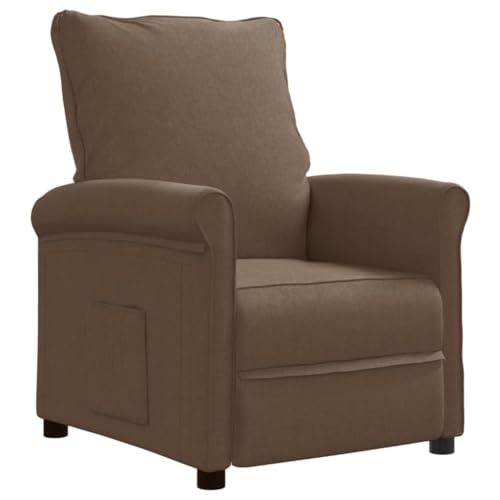 Genérico Wenjingqi Sillón reclinable de Tela marrón, Marrón 342750
