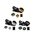 Phone Fisheye Lens 3in1 Wide Angle Fish Eye Macro Lenses Clip-on Universal Lens Black Lens Attachments