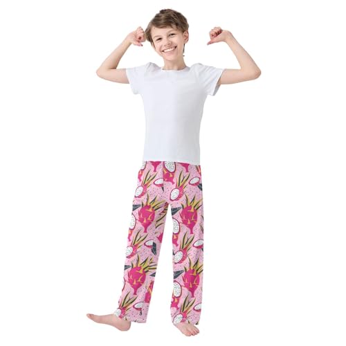 Pajama Bottoms, Dragon Fruits Sleeping Pant Lounge Wear Pajamas Long Pants Sleepwear Pjs2