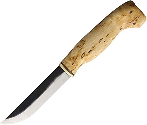 Wood Jewel Fixed Blade Curly Birch WJ23VISA10
